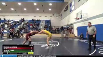 184 lbs Cons. Round 3 - Justin Tripp, West Hills vs Ahmed Khattab, Mt SAC