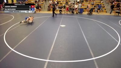 150 lbs Cons. Round 2 - Jadon Zimmer, IL vs Eli McCleish, IA