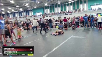 56 lbs Round 3 (10 Team) - Brantley Prine, Glasgow WA vs Carlos Rios, Gate Keepers Athletics