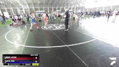 120 lbs Cons. Round 3 - Libbie Locke, UT vs Taryn Pak, CA