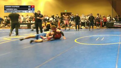157 lbs Quarters - Landen Chapman, Elite vs Andrew Gall, M2 Training Center