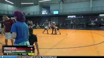 48 lbs Round 3 (6 Team) - ADDISON BEALL, Alabama Elite Black&nbsp; vs Brynlee Hollandsworth, Strong House