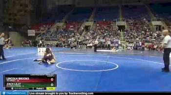 195 lbs Quarterfinals (8 Team) - Lincoln Brooks, W2-Minot vs Zach Lilly, E3-Fargo Davies