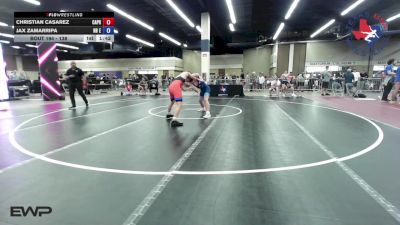 138 lbs Quarterfinal - Christian Casarez, Caprock High School Wrestling vs Jax Zamarripa, NB Elite Wrestling Club