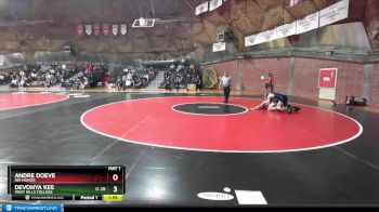 157 lbs Cons. Round 2 - Andre Doeve, Rio Hondo vs Devonya Kee, West Hills College