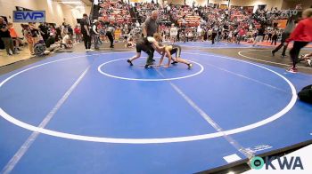 92 lbs Rr Rnd 2 - Sean Barton, Warrior Wrestling Club vs Zander Emond, Tulsa Blue T Panthers