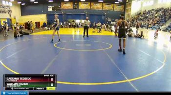 132 Gold Round 2 - Waylon Rozier, Camden County vs Gaetano Tedesco, Lake Gibson