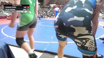 160 lbs Cons. Semi - Talon Brown, Van Buren High School Wrestling vs Connor Furrh, Pottsville Apache Youth Wrestling