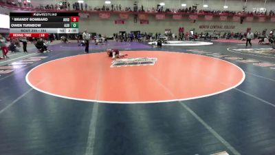 184 lbs Champ. Round 2 - Brandt Bombard, Augsburg vs Owen Turnbow, Albion
