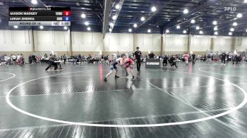 126 lbs Round Of 16 - Jaxson Madgey, Youth Impact Center Wrestling Club vs Lukah Zherka, Sons Of Thunder Naples
