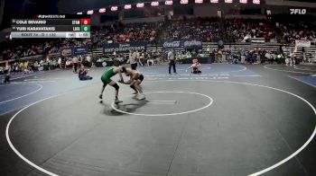 D 1 132 lbs Champ. Round 1 - Cole Sevario, St. Amant vs Yuri Karavatakis, Lafayette