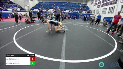 119 lbs Final - Abimael Cansino, OKC Saints Wrestling vs Jace Larman, Division Bell Wrestling