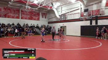 JV-27 lbs Round 1 - Alejandra Hernandez, Grinnell vs Jenna Jones, Wapello