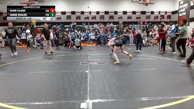 65 lbs Round 2 - John Clark, West Wateree Wrestling Club vs Jamie Bigler, Legacy Elite Wrestling Club