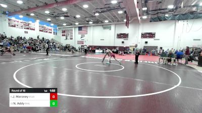 150 lbs Round Of 16 - John Maroney, St Joseph vs Nathan Addy, Rocky Hill