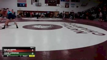 157 lbs Semifinal - Nolan Hertel, UW - La Crosse vs Chase Luensman, Upper Iowa