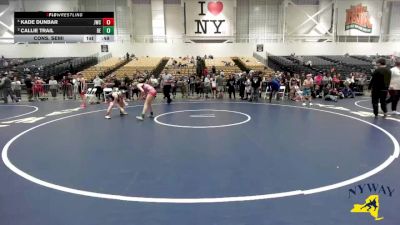 102 lbs Cons. Semi - Kade Dunbar, Journeymen Wrestling Club vs Callie Trail, Brawler Elite