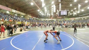 130 lbs Quarterfinal - Keegan Gustafson, Black Fox Wr Ac vs Jesson Weyand, Darkhorse WC