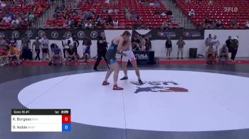 70 kg Cons 16 #1 - Kaleb Burgess, New York vs Dean Noble, Western Colorado Wrestling Club