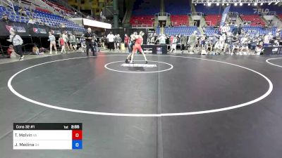 113 lbs Cons 32 #1 - Tavian Melvin, VA vs Joshua Medina, OH