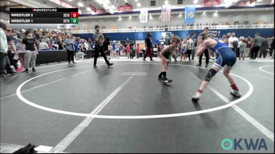 70 lbs Rr Rnd 1 - Sawyer Smith, Little Axe Takedown Club vs Caeden Davis, Timberwolves