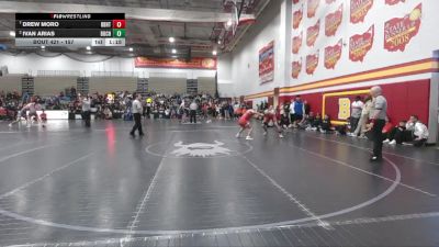 157 lbs Quarterfinal - Drew Moro, Brecksville-Broadview Hts. vs Ivan Arias, Buchanan