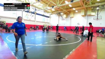 100 lbs Cons. Round 1 - Jayme Bareng, St. Francis vs Natasha Persuad, Canyon