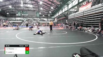 89-95 lbs Semifinal - Carter Fleisher, Little Giant WC vs Patrick Lawlor, Gomez RTC