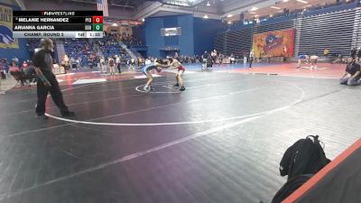 125 lbs Champ. Round 2 - Arianna Garcia, South Dade vs Melanie Hernandez, Plainfield