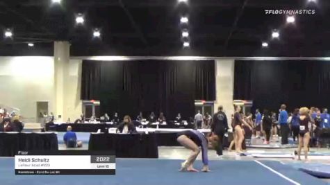 Heidi Schultz - Floor, LaFleur Acad #933 - 2021 USA Gymnastics Development Program National Championships