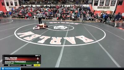 160 lbs Champ. Round 2 - Donavyn Fernandez, FREEPORT (HS) vs Will Prater, Lombard (MONTINI)