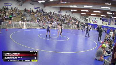 100 lbs Round 4 - Grantley Smith, Scappoose Wrestling vs Sebastian Brooks, McDaniel High School
