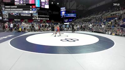 100 lbs Champ. Rd Of 64 - Trent Carter, VA vs Logan Bomgardner, PA