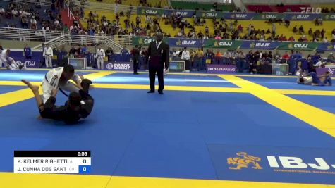 KAIKE KELMER RIGHETTI LUIZ vs JEFFERSON CUNHA DOS SANTOS 2023 Brasileiro Jiu-Jitsu IBJJF