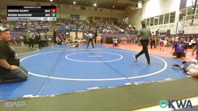 105 lbs Rr Rnd 3 - Weston Gilroy, Mojo Grappling Academy vs Rogen Bradsher, Buck Pride Wrestling