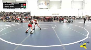 75 lbs Quarterfinal - Jet Blackford, Baldwinsville Wrestling Club vs Tanner Chase, Canastota Raider Wrestling Club