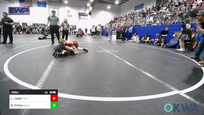 66 lbs Final - Lane Jager, Carl Albert vs Bryer Votaw, Madill Takedown