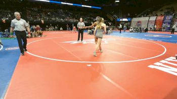 110 Class 1 lbs Quarterfinal - Jayden Keller, Brookfield vs Annabelle Dunlop, Winnetonka