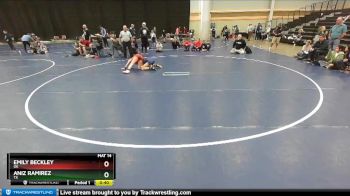 110 lbs Semifinal - Aniz Ramirez, TX vs Emily Beckley, OK