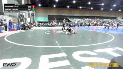 84 lbs Quarterfinal - Jonathan Sells, Salem Elite Mat Club vs Nathan Owens, Mat Time