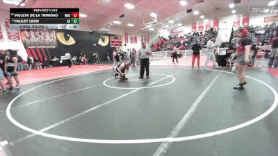 190 lbs Cons. Round 2 - Violeta De La Trinidad, Workman vs Pauley Leon, Apple Valley