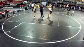 82 lbs Semifinal - Adison Schlotfeld, Nebraska Wrestling Academy vs Ainsly Harder, Fremont Wrestling Club