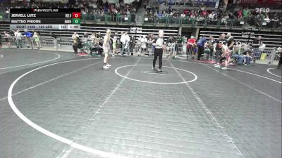 125 lbs Semifinal - Jervell Lutz, Belvidere Braves vs Matteo Priore, Hanover Park