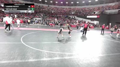 75 lbs Quarterfinal - Skylar Hale, Team Nazar Training Center vs Harper Pettitt, Freedom