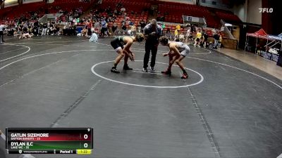 120 lbs Round 1 (6 Team) - Dylan Ilc, Lake WC vs Gatlin Sizemore, Dayton Bandits