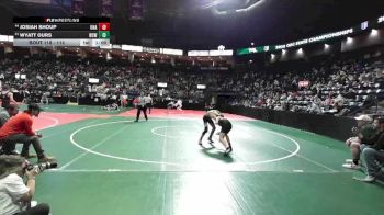 114 lbs Champ. Round 1 - Wyatt Ours, WSW1 vs Josiah Shoup, Unattached