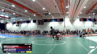 215 lbs Quarterfinal - Bentley Fleshman, Heritage (Lynchburg) vs James Blacman, Legend Wrestling Club