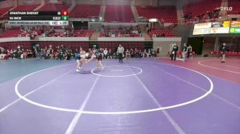 138 lbs Round 3 - 2nd Wrestleback And Semi-finals(16 Team) - Jonathan Shevat, Round Rock vs DJ Ince, Houston Clear Lake
