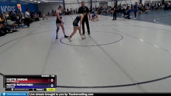 138 lbs Cons. Round 2 - Mattie Papenthien, Dubuque vs Yvette Vargas, Southeast CC