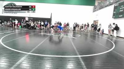 130 lbs Champ. Round 1 - Sawyer Waltemath, 308 Wrestling Academy vs Kenzie Stigaullde, Conway High School